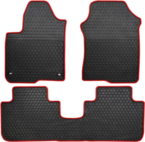 Miniatura 9 de Alfombrillas de coche a medida para Honda HR-V 2015 2016 2017 2018 2019 2020 2021 2022 Juego completo de alfombrillas de goma negra para todo tipo
