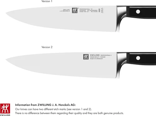 Miniatura 5 de ZWILLING Cuchillo de chef profesional S, 10.2 in, negro
