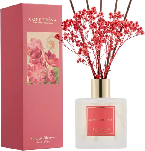 Miniatura 33 de Cocorrína Juego de difusor de varillas - Difusor perfumado de rosa satinada con varillas para el hogar, difusor de varillas para decoración