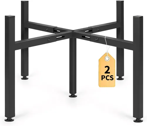 Miniatura 7 de LUBORN Soporte para plantas para interiores y exteriores, soportes ajustables para plantas grandes de 15 a 20 pulgadas, soporte de metal de mediados