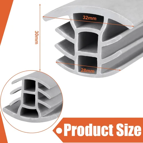 Miniatura 2 de Kingdder Llenador de juntas de expansión de hormigón, relleno de grietas de entrada, tira de goma EPDM flexible para reparación de grietas
