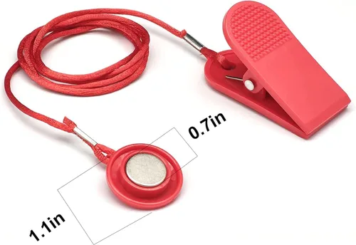 Miniatura 2 de Interruptor de seguridad magnético, cinta de correr universal, bloqueo magnético, parada de emergencia, accesorios para la mayoría de las cintas