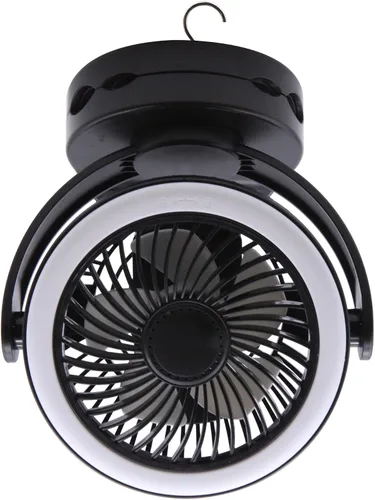 Ventilador de refrigeración recargable para autocaravana, ventilador de escritorio portátil de 4 velocidades, diámetro: 5.5 pulgadas, ventilador