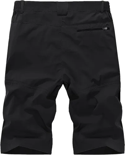 Miniatura 2 de EKLENTSON Pantalones cortos para hombre con bolsillos, ligeros, de secado rápido (sin cinturón)