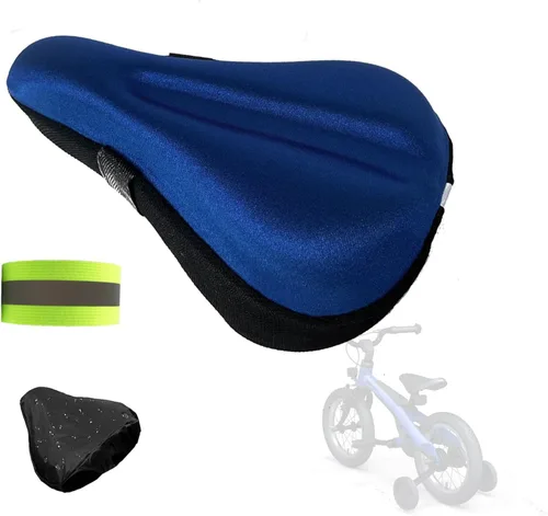 Miniatura 9 de Comfort-First Cojín de asiento de gel Bicicletas para niños/jóvenes de 9 x 6 pulgadas Funda protectora para exteriores Tecnología ultrasuave