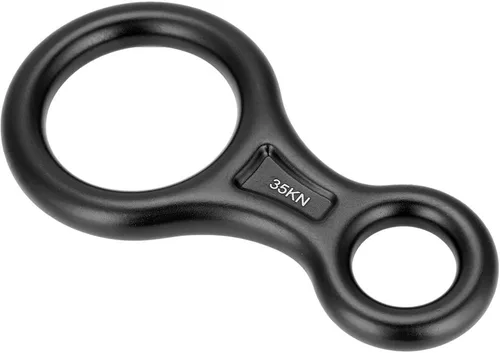 Miniatura 7 de Tbest Terminal 8 Descender, 35KN Heavy Duty Climb Aluminio Figura 8 Descender Rigging Plate, Rappel Al Aire Libre Escalada Equipo De Rescate De