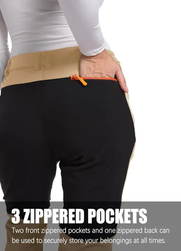 Miniatura 3 de Pantalones de esquí de nieve para mujer, con forro polar, impermeables, aislados, cálidos, softshell, pantalones cargo para senderismo