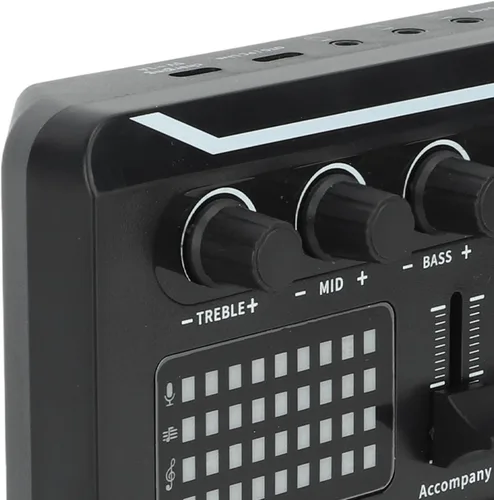 Miniatura 9 de Mezclador de audio, mezclador de audio profesional, cambiador de voz, tarjeta de sonido en vivo, reducción de ruido Bluetooth, cambiador de voz