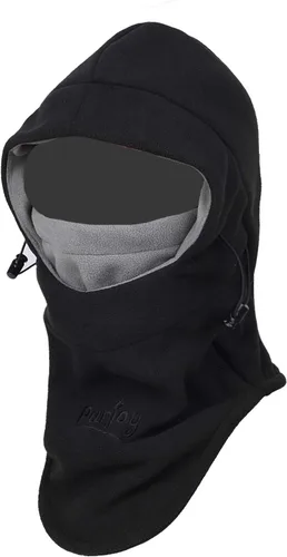 Pasamontañas de forro polar cálido para bicicleta de esquí, máscara de cara completa, calentador de cuello, gorra deportiva de invierno