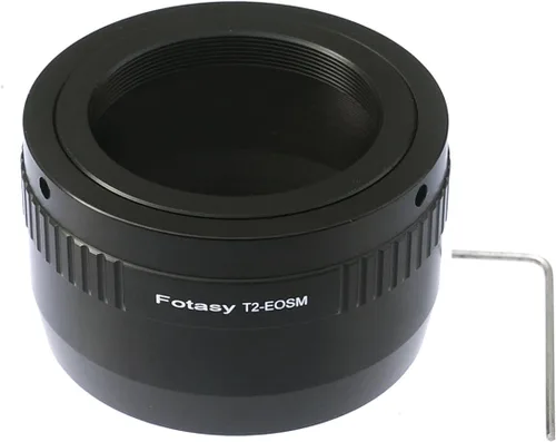 Miniatura 14 de Fotasy Adaptador de montura C de 0.630 in a Canon EF-M de montura C, montaje en C EFM, adaptador EOS M de montaje C, compatible con lente de montaje