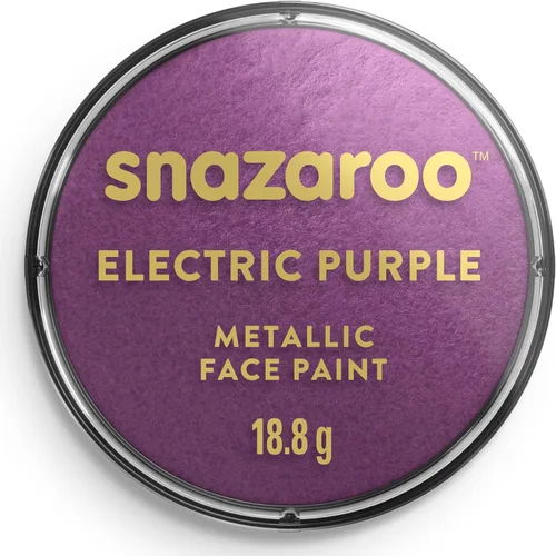 Miniatura 62 de Snazaroo - Pintura metálica para rostro y cuerpo, olla de 18,8 g (0,66 oz), plateada