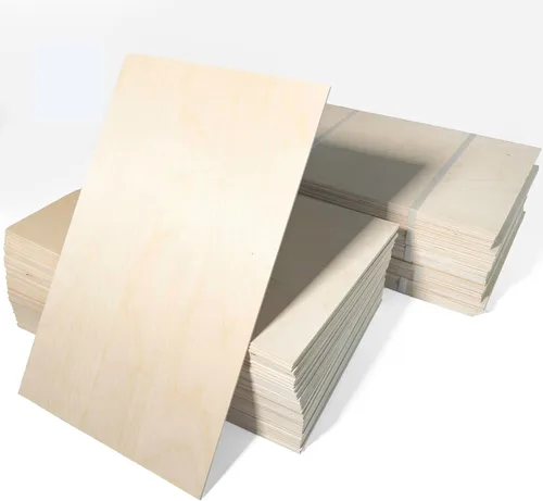 Miniatura 12 de Paquete de 10 Madera contrachapada de abedul báltico prémium de 0.236 in y 1/4 de pulgada, 12 x 19 pulgadas, lista para Glowforge, grado Paquete