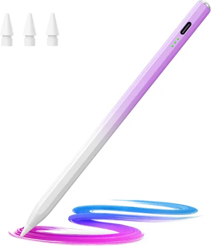 Miniatura 11 de Hastraith Lápiz capacitivo para iPad (2018-2025) - 13 minutos de carga rápida con sensibilidad de inclinación y rechazo de palma para iPad