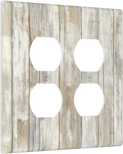 Miniatura 177 de Placa Decorativa de Pared Beige Boho de Mediados de Siglo Sol Abstracto 1-Gang Retro Años 70 Arte Geométrico Moderno con Arco Eléctrico Interruptor