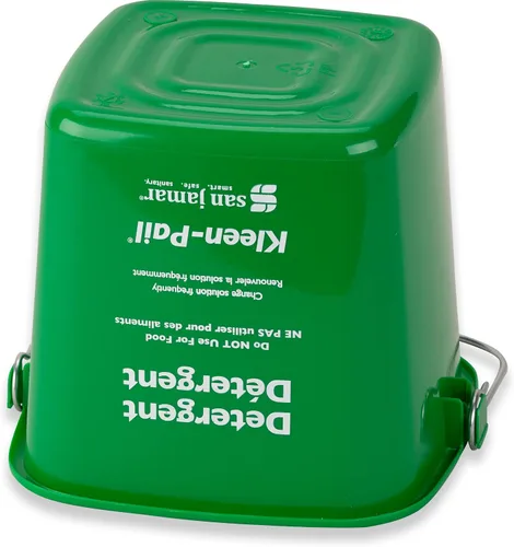 Miniatura 3 de San Jamar Kleen-Pail® - Cubo de limpieza de plástico, 6 cuartos de galón, color verde (paquete de 12)