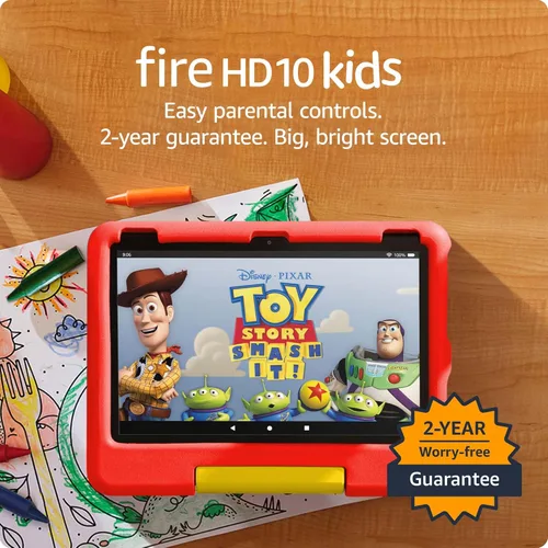 Miniatura 11 de Tablet Amazon Fire HD 10 Kids para niños de 3 a 7 años Controles parentales, 2 años de garantía sin preocupaciones, contenido adecuado para la Azul