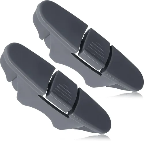 PartsBroz WPW10508950 W10508950 Clip de tope de riel deslizante para lavavajillas (paquete de 2) para Whirlpool WDF520PADM7 WDT730PAHZ0 MDB4949SHZ0
