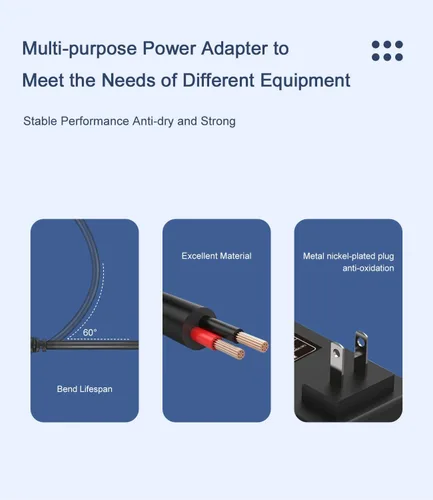 Miniatura 4 de Cable de cargador adaptador de corriente alterna de 9 V y 2 A CC para LeapPad 2, LeapPad 1 tabletas, LeapsterGS Explorer, Leapster Explorer
