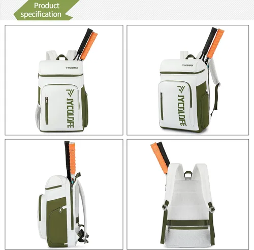 Miniatura 5 de mochila de gimnasio con compartimento para zapatos, bolsa de lucha con 4 tipos de método de espalda, impermeable para deportes, caminata y portátil