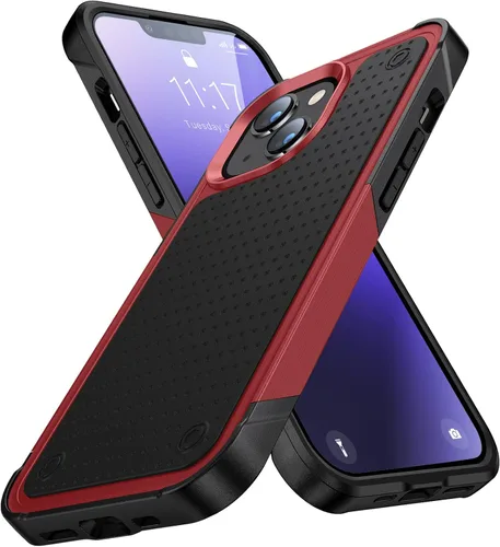 Funda diseñada para iPhone 14 Plus, regalo 2 en 1, protección contra caídas de grado militar, resistente a prueba de golpes, para iPhone 14 Plus,