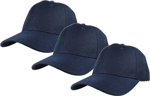 Miniatura 10 de Gelante - Gorra lisa de béisbol ajustable con correa trasera (3 unidades)