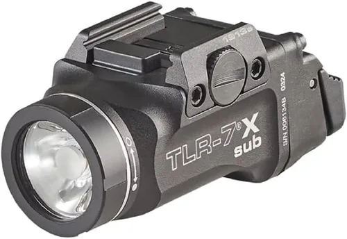 Miniatura 3 de Streamlight 69402 TLR-7 X sub - Luz táctica para armas de 500 lúmenes, diseñada exclusiva y únicamente para pistolas subcompactas selectas con riel