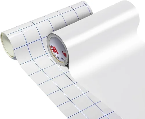 ORACAL 651 Vinilo mate permanente – Adhesivo de larga duración para bricolaje, manualidades y decoración (blanco, 12 pulgadas x 6 pies con papel de