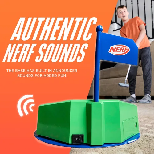 Miniatura 5 de Juego de golf NERF Pivot Putt – Dispara automáticamente las pelotas de golf – 3 modos de juego – Modo de giro para juego de desafío