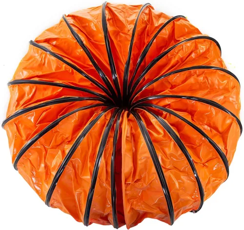 Miniatura 13 de Mophorn Manguera de Conductos de 25 pies, Manguera de Conductos Flexible de PVC con Gancho en S y Soporte de Acero para Soplador Utilitario de 8