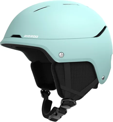 Miniatura 10 de Casco de esquí para mujeres y hombres, casco de snowboard certificado de seguridad con carcasa dura de ABS a prueba de golpes para adultos y jóvenes