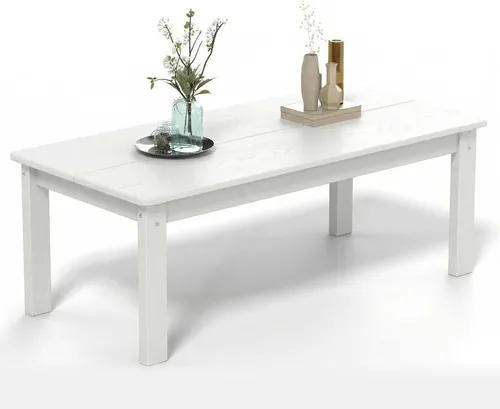 Miniatura 40 de nevilywood Sillas Adirondack compactas apilables, sillas de patio de polietileno de alta densidad de 26.3 pulgadas de ancho, duraderas, diseño que
