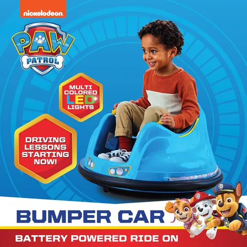Miniatura 3 de Coche de choque FunPark de 6V para niños pequeños, coche eléctrico para niños, juguetes para montar para niños pequeños, coche de choque para bebés