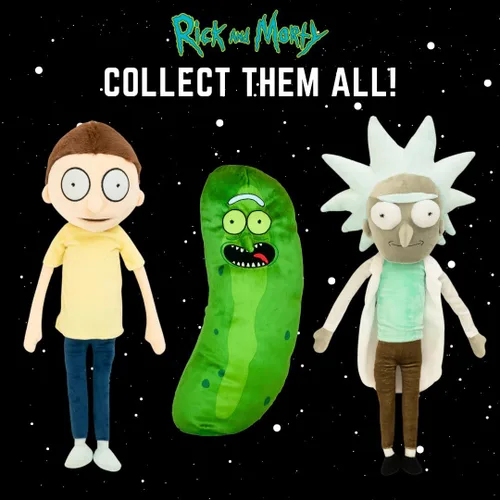 Miniatura 5 de Franco Collectibles Kidult Adult Swim Rick & Morty - Peluche súper suave, (producto 100% oficial), Rick The Scientist