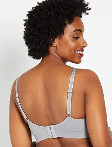 Miniatura 4 de Motherhood Maternity Brasier de lactancia sin costuras con clip para mujer, lavable a máquina, tallas S a 3X, disponibles en paquetes de 1 y 2