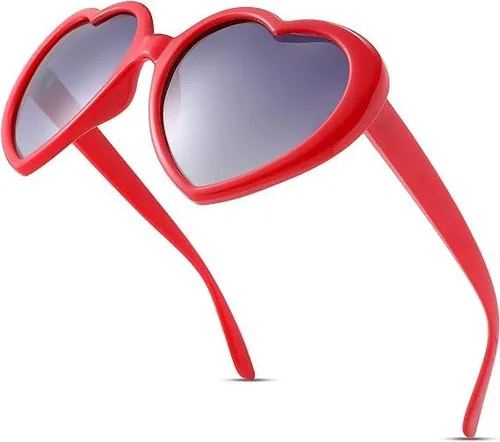 Miniatura 3 de Gafas de sol polarizadas en forma de corazón para niñas y niños, a la moda, encantadoras y bonitas gafas