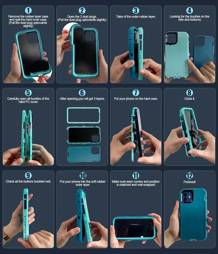 Miniatura 8 de LeYi Funda para Motorola Moto-G-5G-2022: con 2 protectores de pantalla, resistente 3 en 1 MotoG 5G 2022, funda a prueba de golpes para MotoG5G 2022