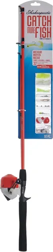 Miniatura 11 de Shakespeare Catch More Fish Combo de carrete y caña de pesca con kit Verde - Claro