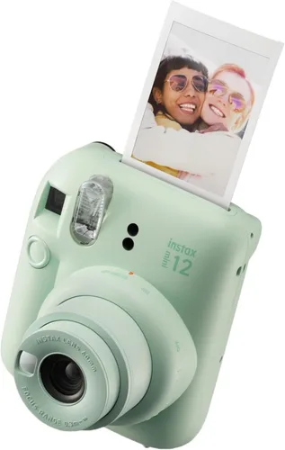 Miniatura 2 de Fujifilm Instax Mini 12 - Cámara instantánea menta con paquete de película Fujifilm Instax Mini (20 hojas) + estuche protector + álbum de fotos +