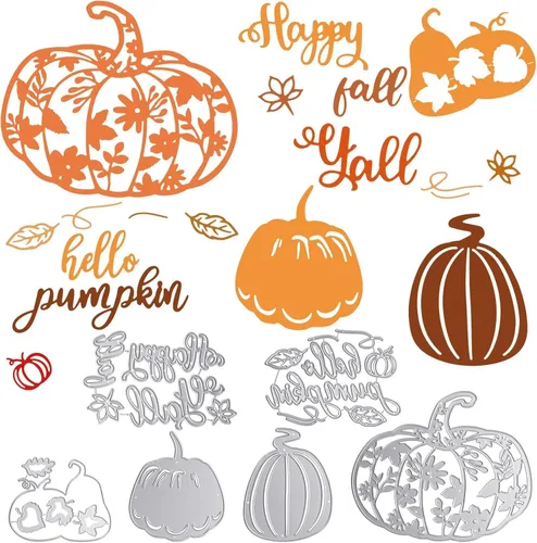 Troqueles de metal para Halloween, plantillas de corte de araña, fantasma feliz, plantillas de corte, plantillas de papel para manualidades,