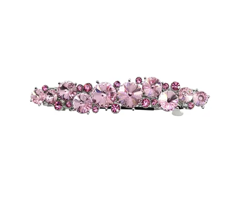 Miniatura 7 de Faship AB Premium Rhinestone Crystal Floral Pequeño Pasador De Pelo Clip