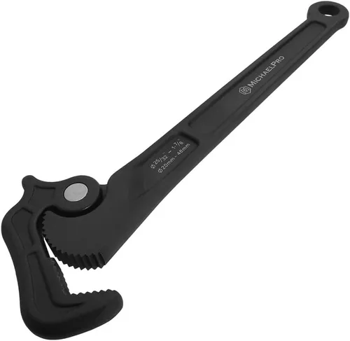 Miniatura 9 de MichaelPro Llave de tubo autoajustable, Llave de tubería multifunción ajustable de 8 pulgadas, llave de plomería con diámetro de sujeción de hasta