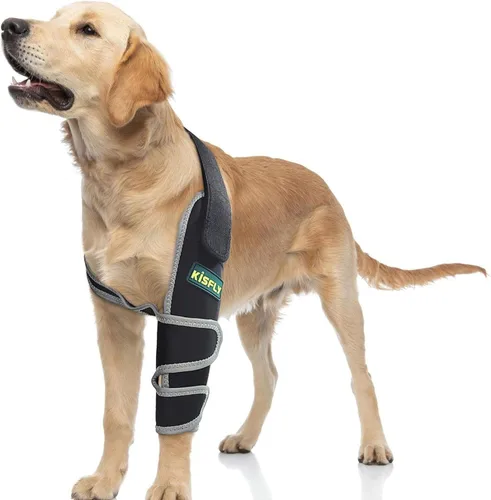 Miniatura 10 de Arnés para perros medianos, arnés de apoyo para la pierna trasera para asistencia de movilidad, ayuda a apoyar perros con problemas