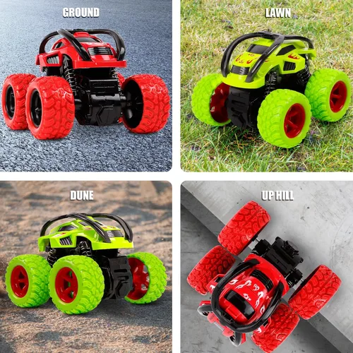 Miniatura 5 de YINSHENG Juguetes de auto para niños de 2, 3, 4, 5 años, juguetes de autos de tracción hacia atrás, camiones monstruos para niños de 2 a 6 años