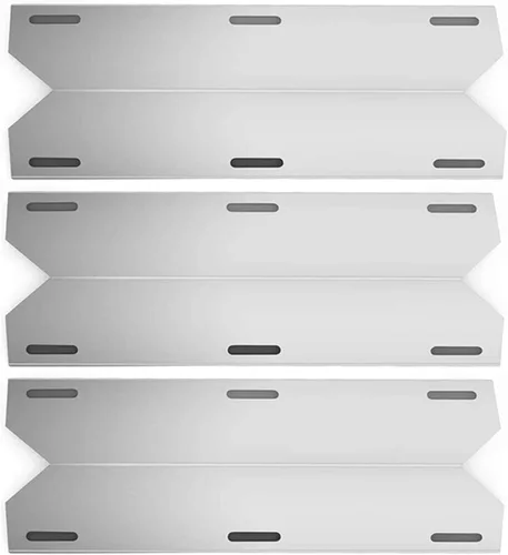 Hongso 17 3/4" placas de acero inoxidable, escudo térmico para parrilla Jenn Air 720-0336 720-0061-LP 720-0061 720-0511 720-0099, Nexgrill 720-0061