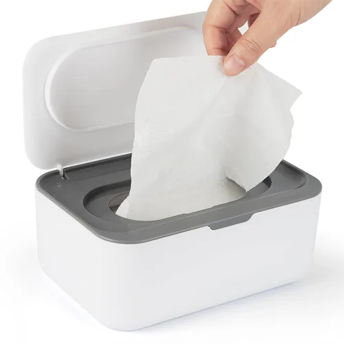 Miniatura 8 de Flenpptly 2 Pack Dispensador de Toallitas para Bebé, Estuche para Toallitas Portador de Toallitas para Bebé Mantiene las Toallitas Frescas, Azul