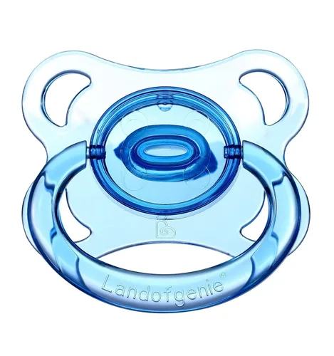 Miniatura 10 de Landofgenie Chupetes grandes del tamaño adulto del escudo fijado del chupete del diseño transparente