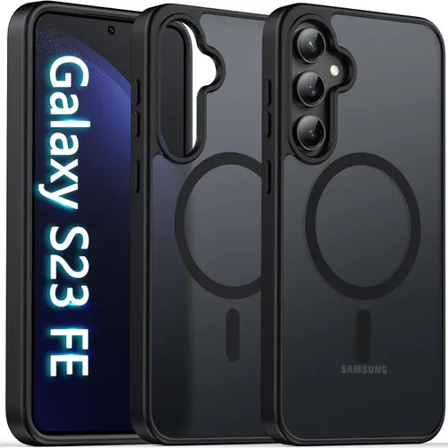 Miniatura 66 de Oterkin Funda magnética para Samsung Galaxy S24 Ultra mate, funda para teléfono S24 Ultra compatible con MagSafe, esmerilada, translúcida, a prueba