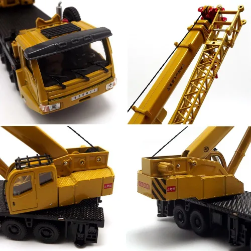 Miniatura 5 de eMart Aleación Die-cast Modelo Juguete Ingeniería Grúa Pesada Camión Vehículo Simulación Automóvil Miniatura 1:55 Niños Regalo