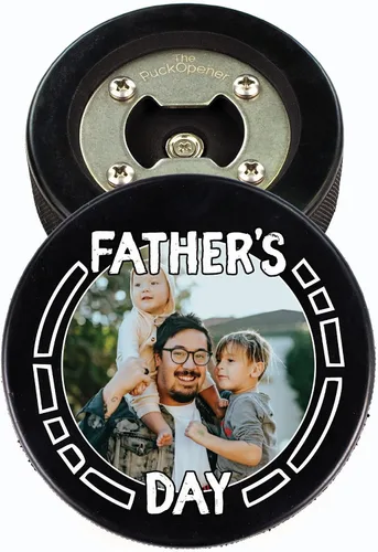 Miniatura 7 de Abridor de botellas de hockey para el Día del Padre, regalo personalizado impreso para el mejor papá, tamaño oficial, diseño personalizado de Thanks