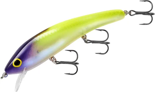 Miniatura 10 de Cotton Cordell Ripplin' Red Fin Crankbait - Señuelo de pesca, 4 1/2 pulgadas, 3/8 onzas Chrome Azul Back